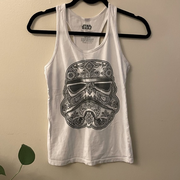 Star Wars Tops - Star Wars Stormtrooper Sugar Skull Tank | Size XS